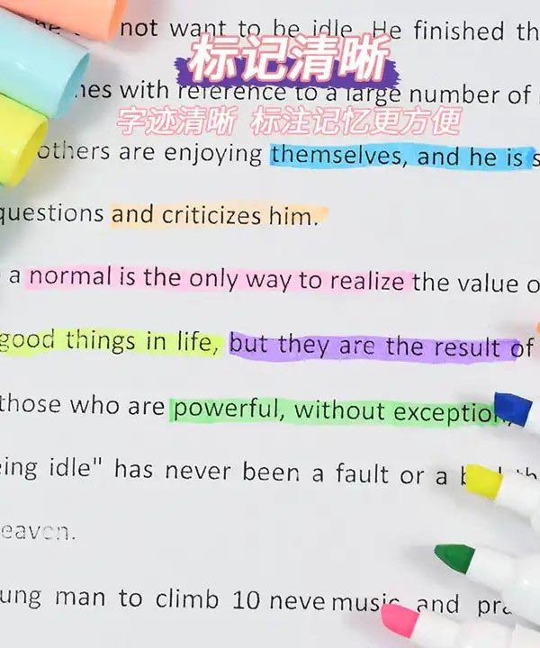 Fluorescent Art marker Highlighter Pens for Journal