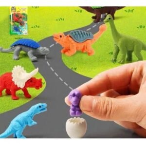 Dinosaur Eraser Set