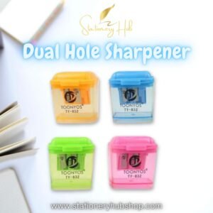 Dual Hole Sharpener with Container