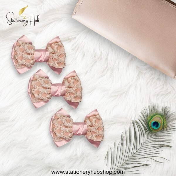 Premium Silk Textured Hair Bow
