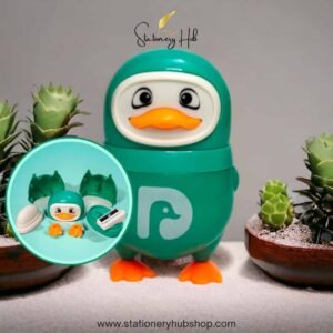 Penguin Sharpener+Erasers+Toy – Green