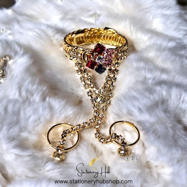 Zircon Ring Bracelet For Baby Girls