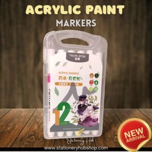 Premium Acrylic Paint Markers [12 Pc]