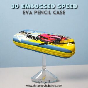 3D Embossed Speed EVA Pencil Case