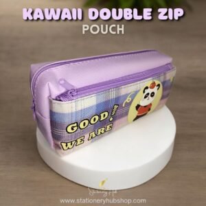 Kawaii Double Zip Pouch