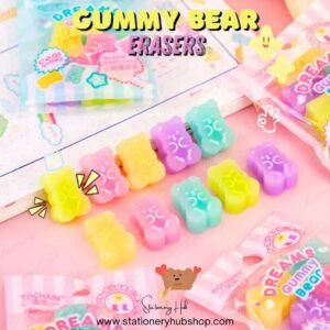 Gummy Bear Jelly Erasers [5 Pc]