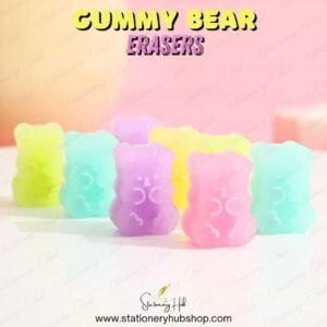 Gummy Bear Jelly Erasers [5 Pc]