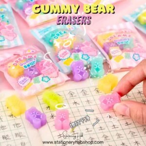 Gummy Bear Jelly Erasers [5 Pc]