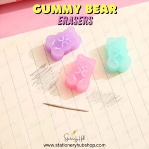 Gummy Bear Jelly Erasers [5 Pc]