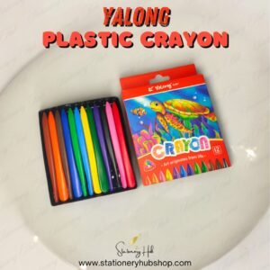 Yalong Plastic Crayons [12 Pc]