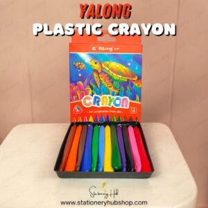 Yalong Plastic Crayons [12 Pc]