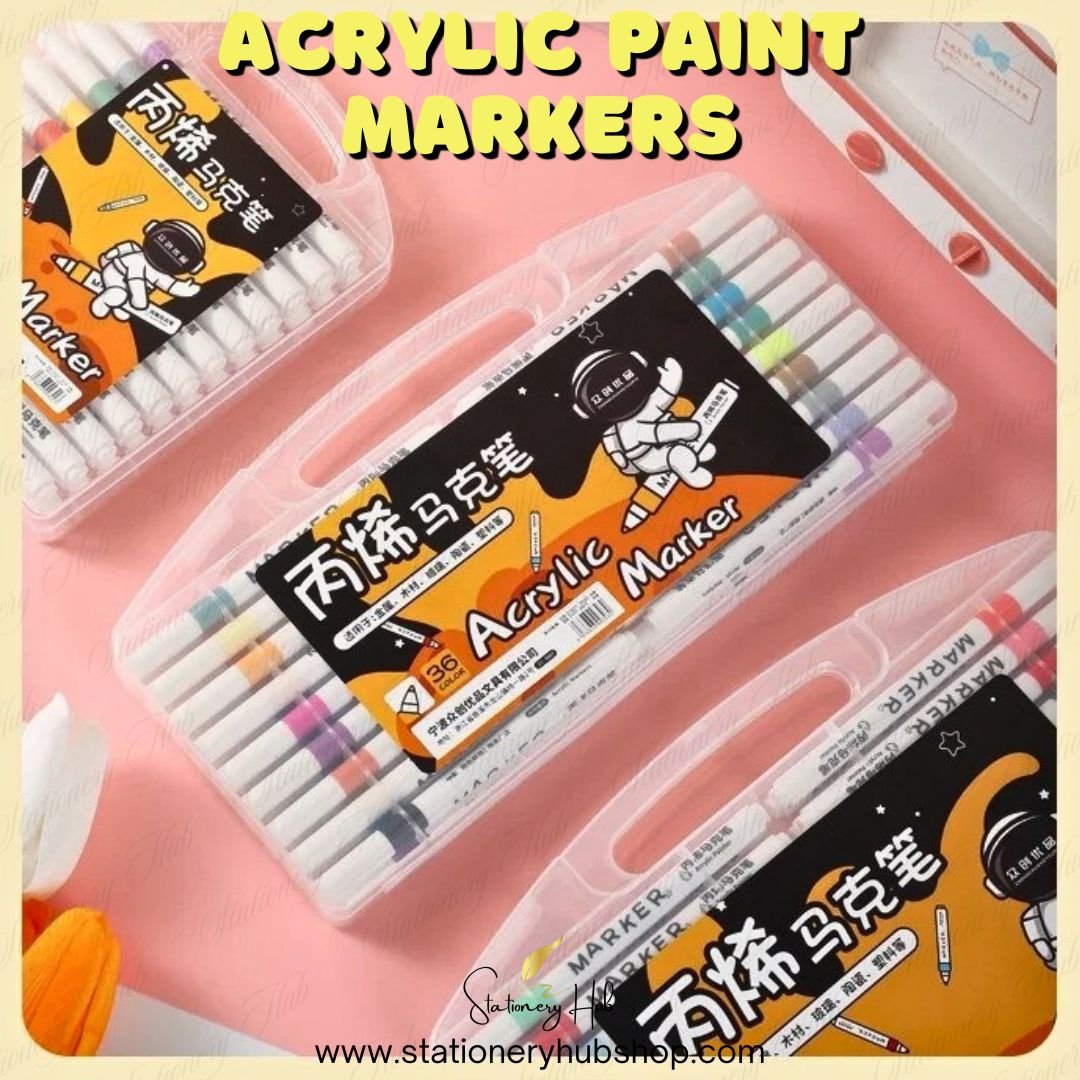 Premium Acrylic Paint Markers (12, 24, 36 Color sets) - Image 5