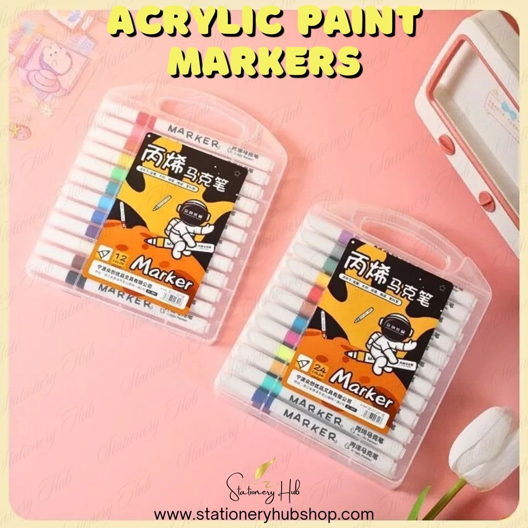 Premium Acrylic Paint Markers (12, 24, 36 Color sets) - Image 3