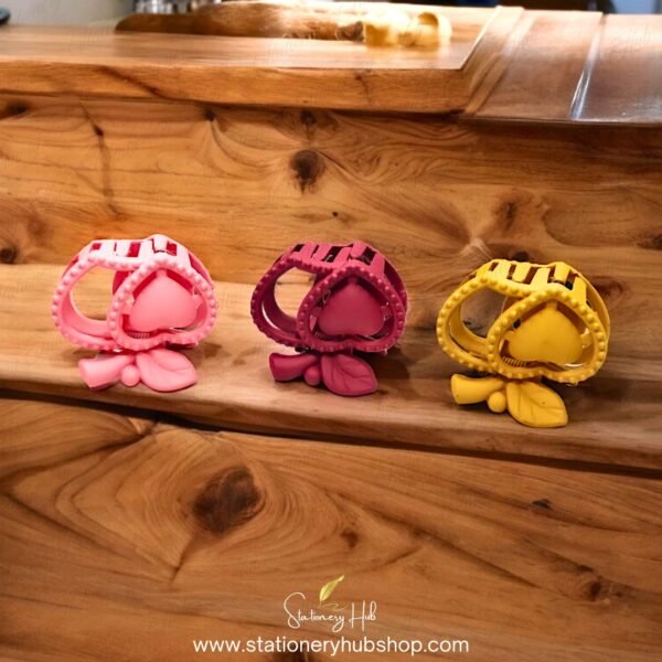 Heart Shaped Mini Hair Claws - Image 2