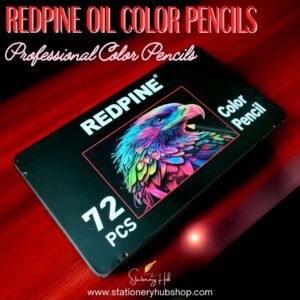 REDPINE Professional Oil Color Pencils (48 & 72 Pcs)