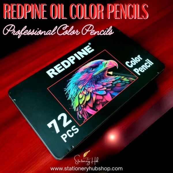 REDPINE Professional Oil Color Pencils (48 & 72 Pcs) - Image 2