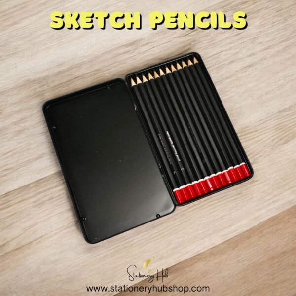 Sketch Pencils Tin Pack [12 Pc]