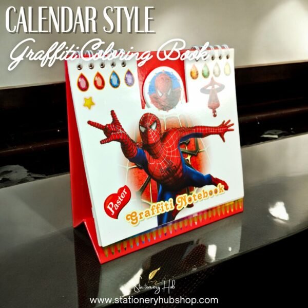 Calendar Style Graffiti Coloring Book - Character 3