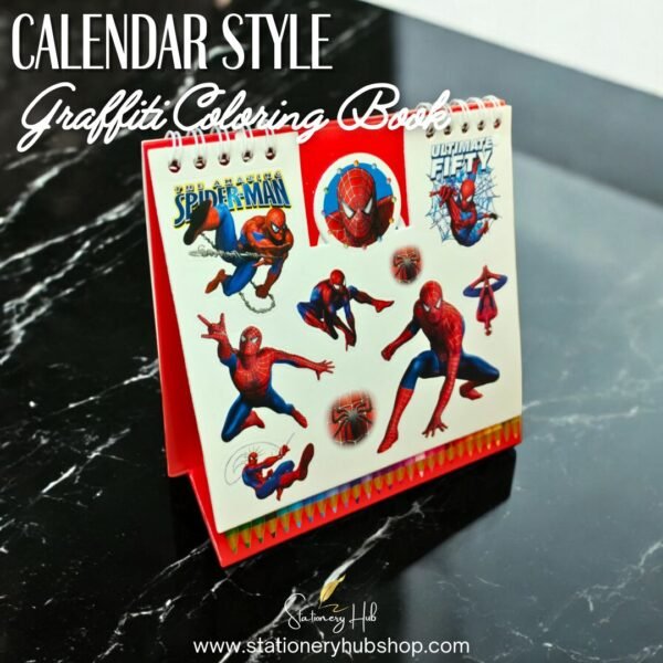 Calendar Style Graffiti Coloring Book - Character 3 - Image 2
