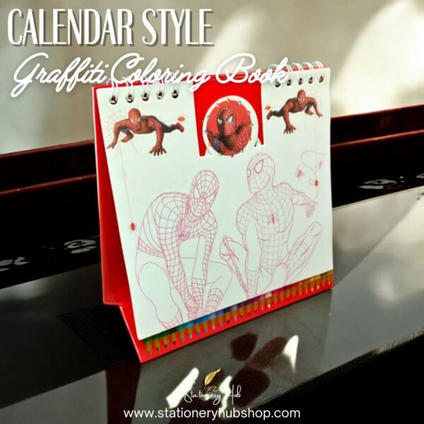 Calendar Style Graffiti Coloring Book - Character 3 - Image 3