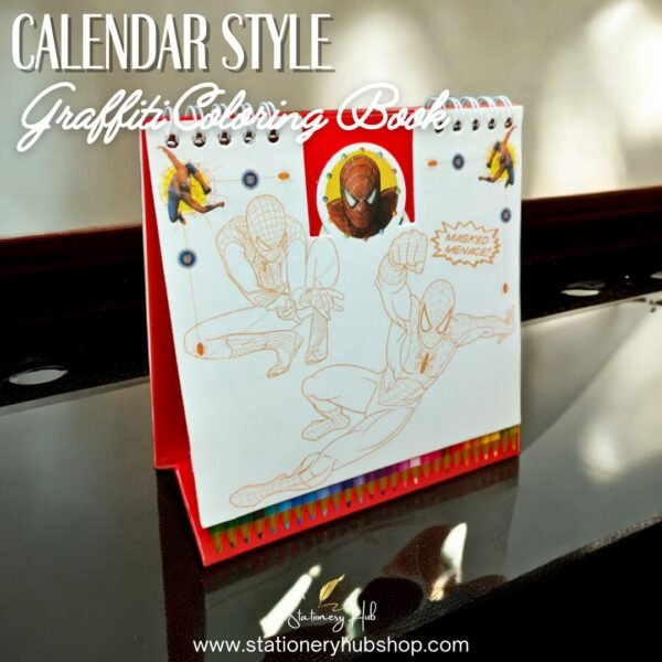Calendar Style Graffiti Coloring Book - Character 3 - Image 4
