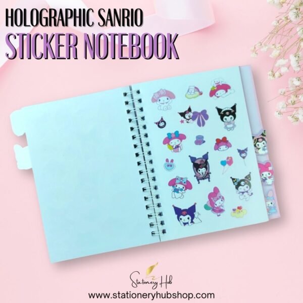 Holographic Sanrio Sticker Notebook - Design 1 - Image 5