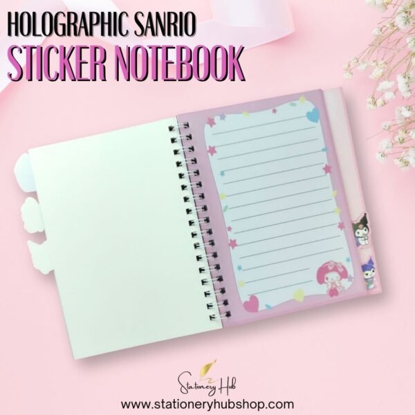 Holographic Sanrio Sticker Notebook - Design 2 - Image 6