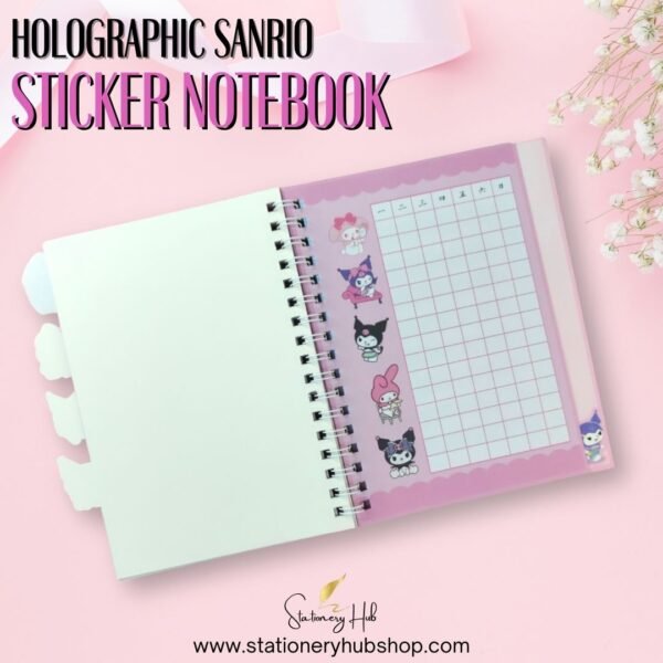 Holographic Sanrio Sticker Notebook - Design 2 - Image 7