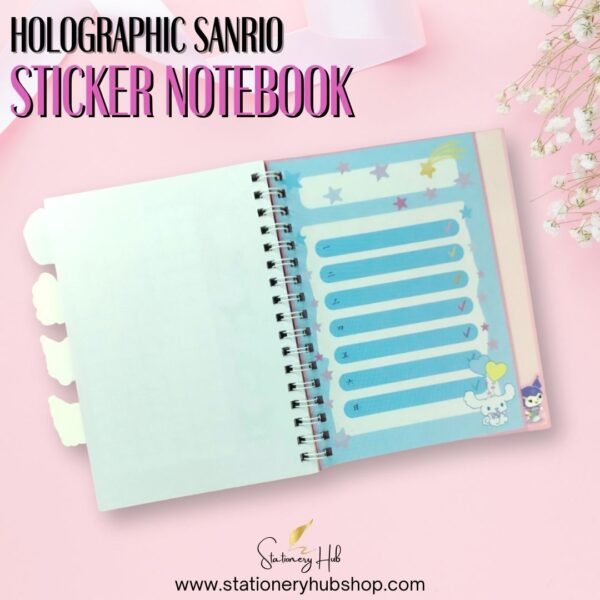 Holographic Sanrio Sticker Notebook - Design 2 - Image 8