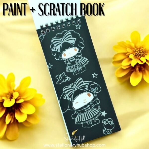 Kawaii Paint + Scratch Book 2 in 1 - Character 1 - Image 4