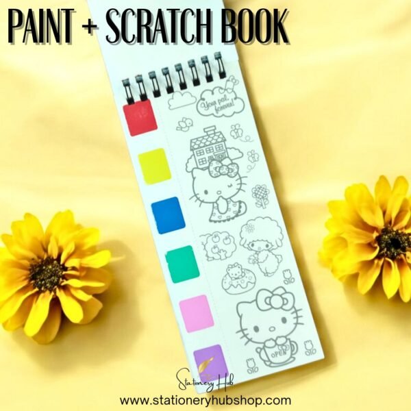 Kawaii Paint + Scratch Book 2 in 1 - Character 1 - Image 6