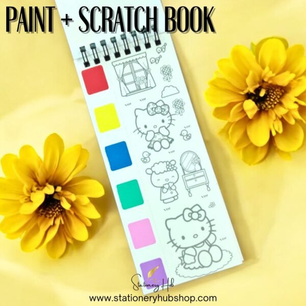 Kawaii Paint + Scratch Book 2 in 1 - Character 1 - Image 8