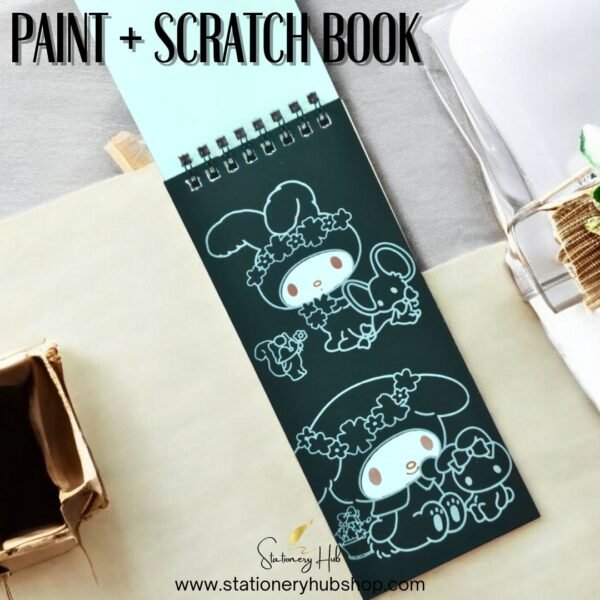 Kawaii Paint + Scratch Book 2 in 1 - Character 3 - Image 4