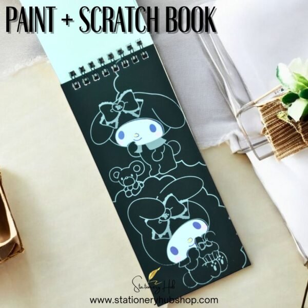 Kawaii Paint + Scratch Book 2 in 1 - Character 3 - Image 5