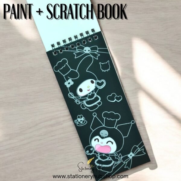 Kawaii Paint + Scratch Book 2 in 1 - Character 4 - Image 3