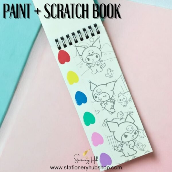 Kawaii Paint + Scratch Book 2 in 1 - Character 4 - Image 6