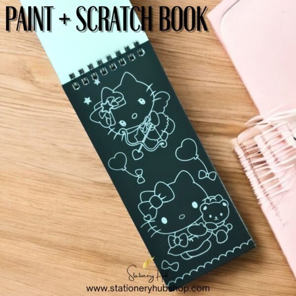 Kawaii Paint + Scratch Book 2 in 1 - Character 5 - Image 4