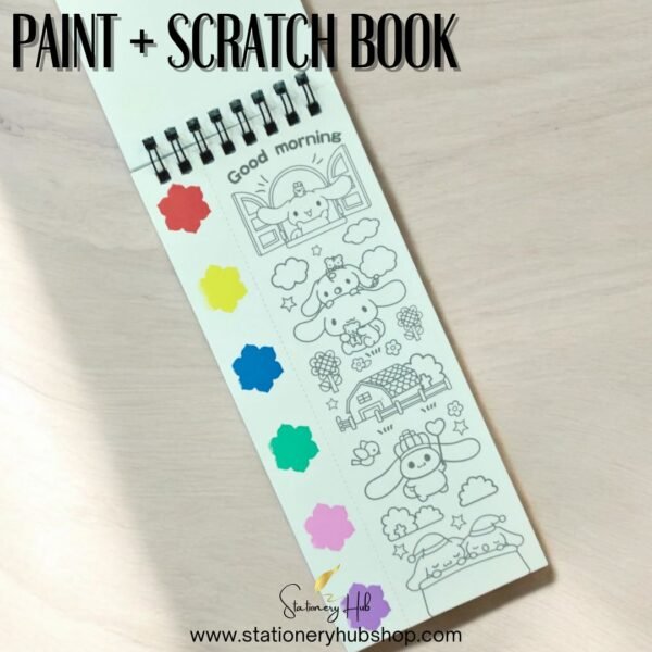 Kawaii Paint + Scratch Book 2 in 1 - Character 5 - Image 6