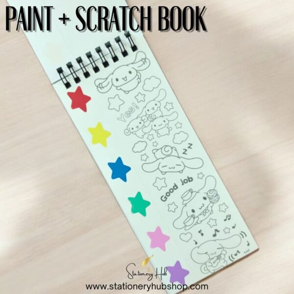 Kawaii Paint + Scratch Book 2 in 1 - Character 5 - Image 8