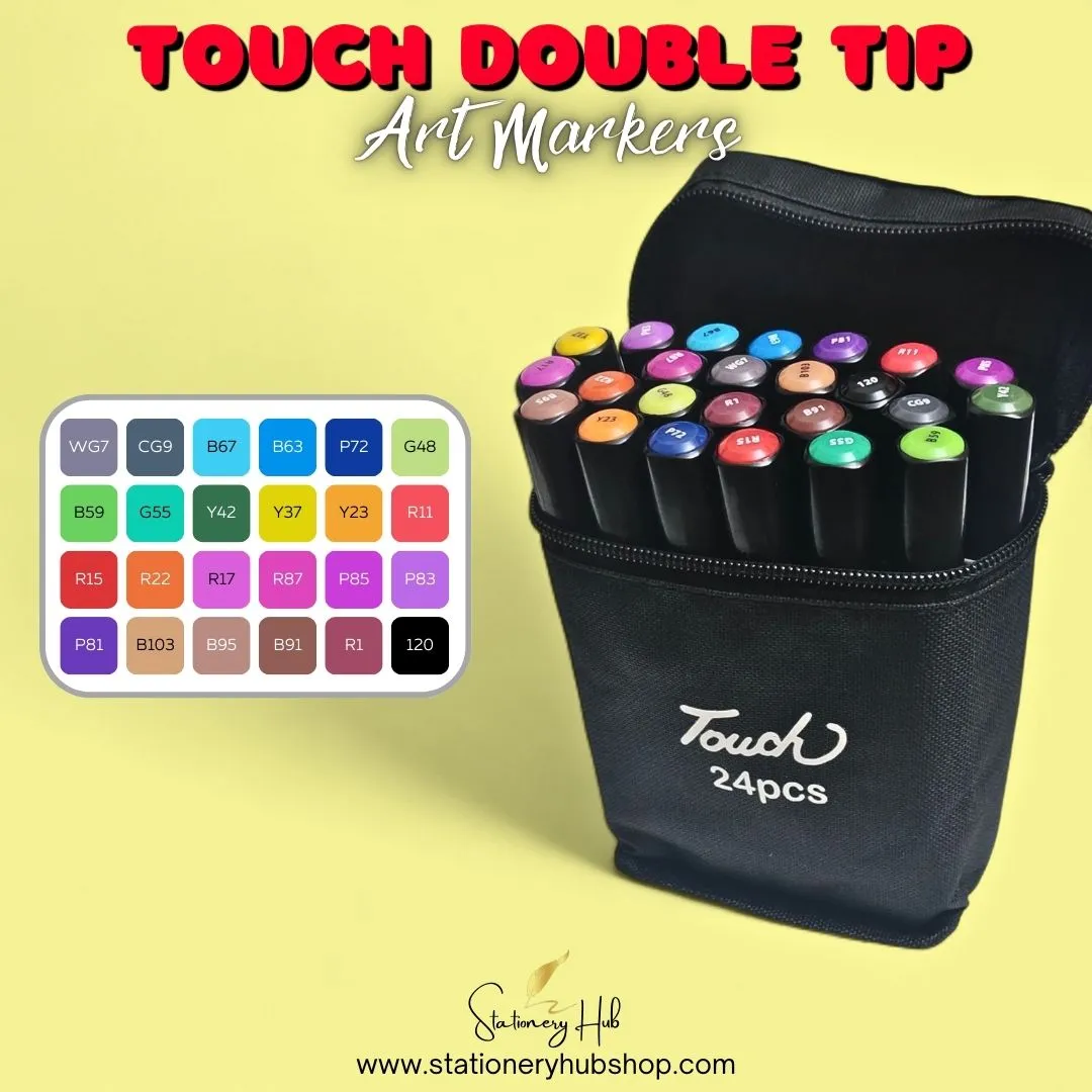 Touch Double Tip Art Markers (24, 36 & 48 Alcoholic Markers) - Image 5