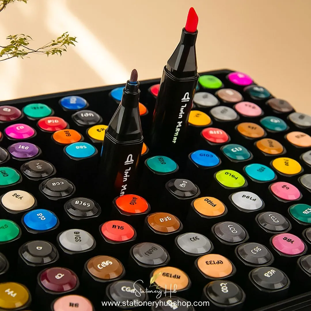 Touch Double Tip Art Markers (24, 36 & 48 Alcoholic Markers) - Image 2