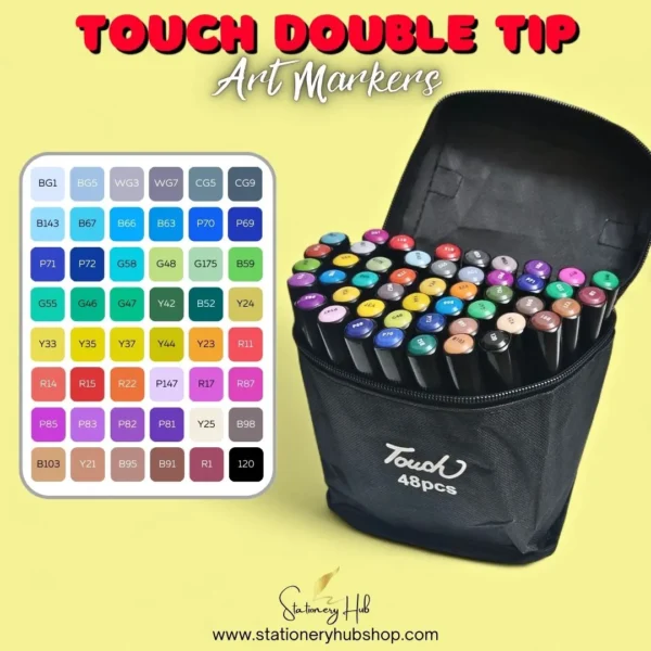 Touch Double Tip Art Markers (24, 36 & 48 Alcoholic Markers)