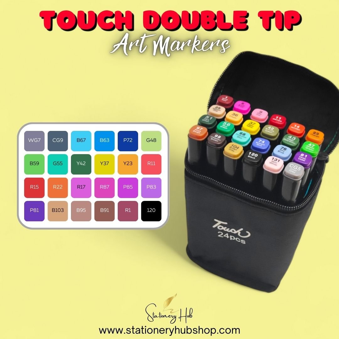 Touch Double Tip Art Markers (24, 36 & 48 Alcoholic Markers) - Image 3