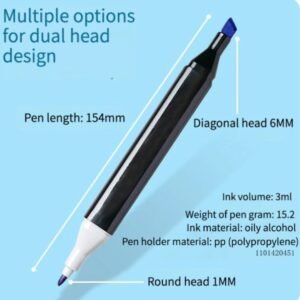 Touch Double Tip Art Markers (24, 36 & 48 Alcoholic Markers)