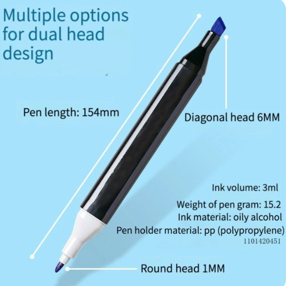 Touch Double Tip Art Markers (24, 36 & 48 Alcoholic Markers) - Image 5
