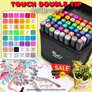 Touch Double Tip Art Markers (24, 36 & 48 60 Alcoholic Markers)
