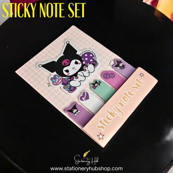 Kuromi-Themed Sticky Note Set - Image 5