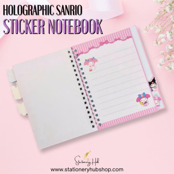 Holographic Sanrio Sticker Notebook - Design 2 - Image 8