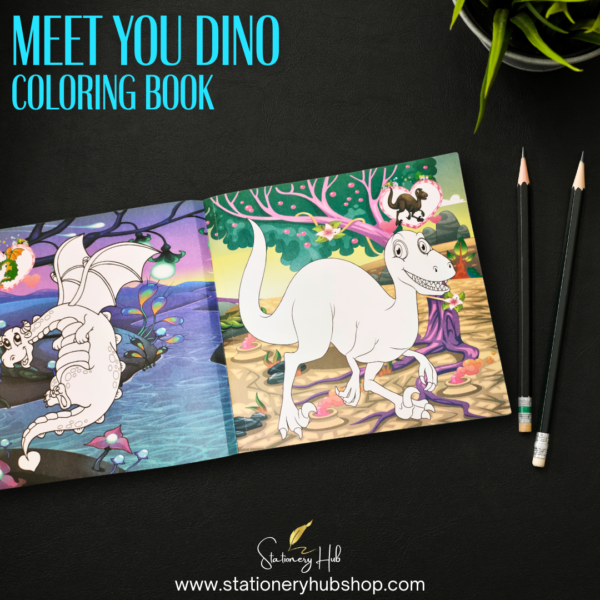 Big Size Coloring Book - Dino - Image 4