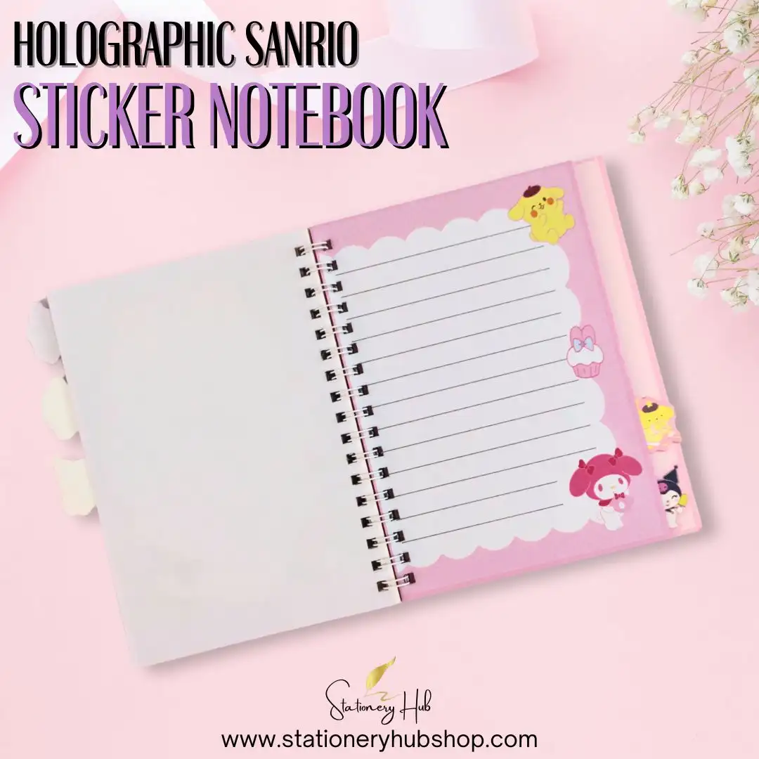 Holographic Sanrio Sticker Notebook - Design 1 - Image 5